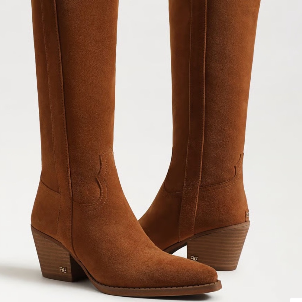 Sam Edelman Wyatt brown suede boot  9.5 m